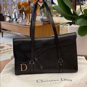 Authentic Christian Dior Saddle shoulder bag